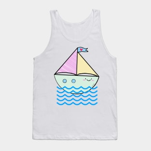 once upon a time there was a ship Tank Top